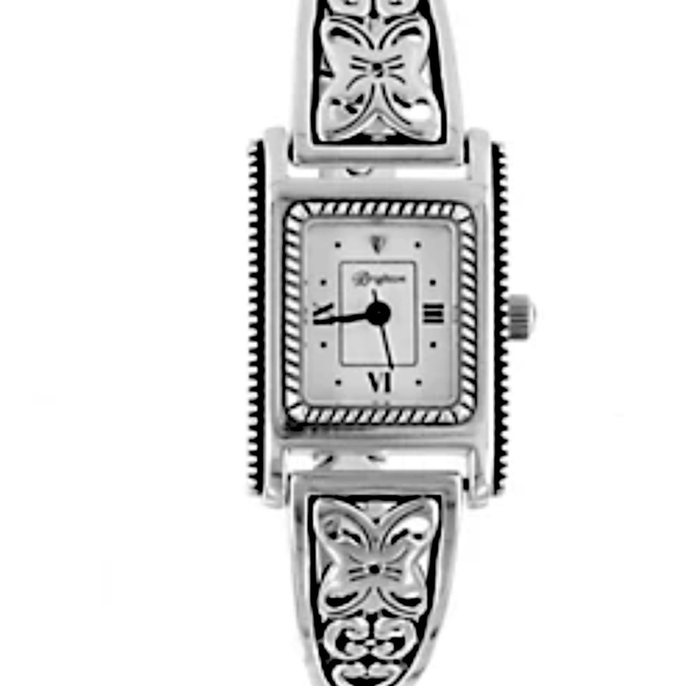 Brighton watch the Hamilton silver with flowers.  New battery.  Beautiful